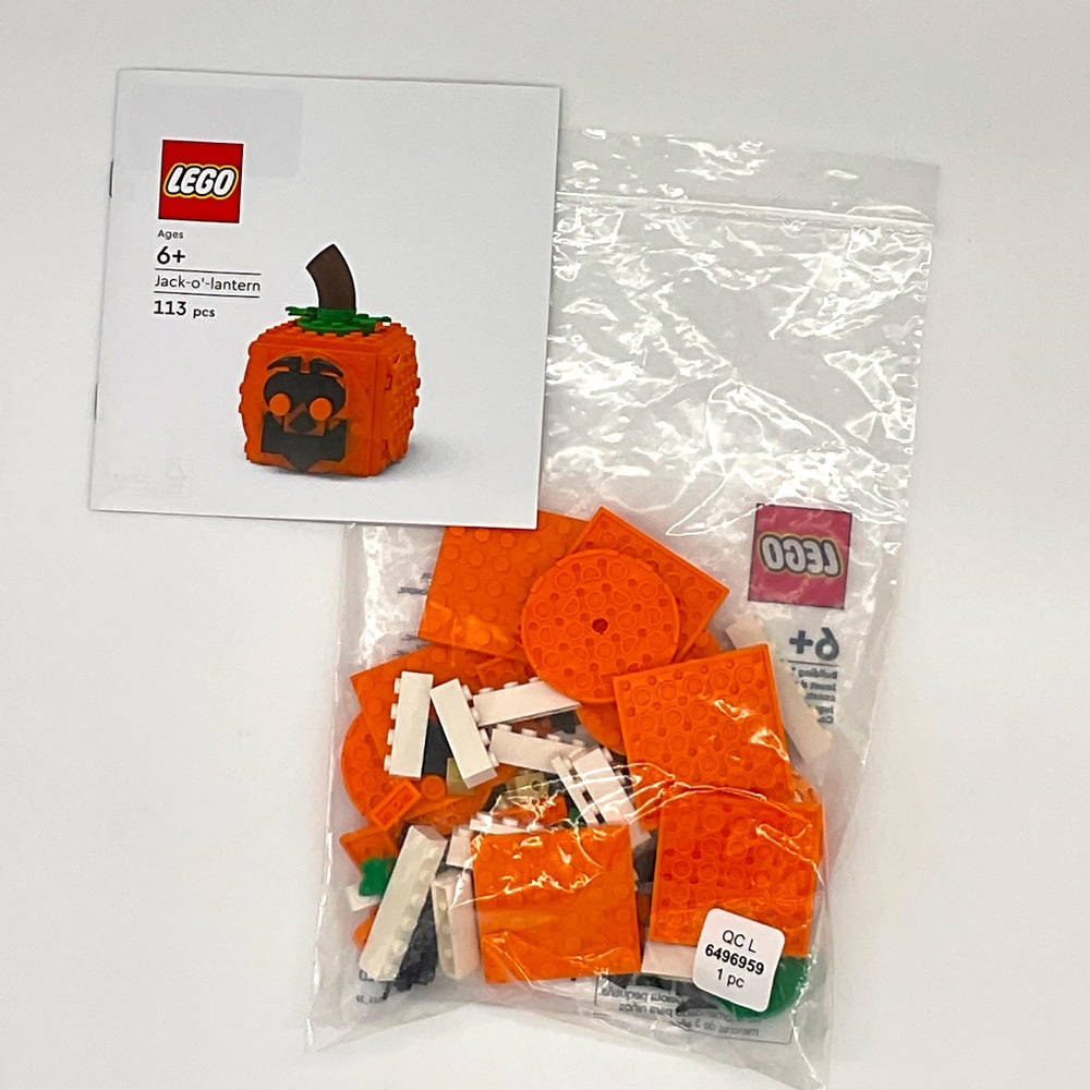 Lego Jack-o’-lantern Build Kit, Age 6+